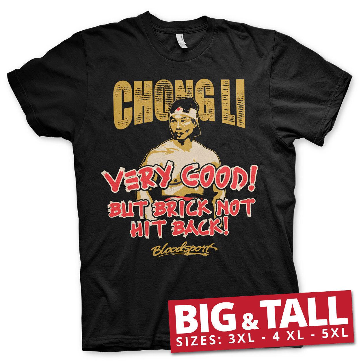 Officially Licensed Bloodsport Chong Li BIG  TALL 3XL 4XL 5XL Men s T-Shirt L