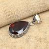 Lavish Red Garnet Gemstone Handmade 925 Solid Sterling Silver Jewelry Pendant For Women R