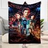 Stranger Things Blanket Suitable for Sofas,travel, Living Rooms Also a Good Gift for Friends and Family Suitable for All Seasons.
