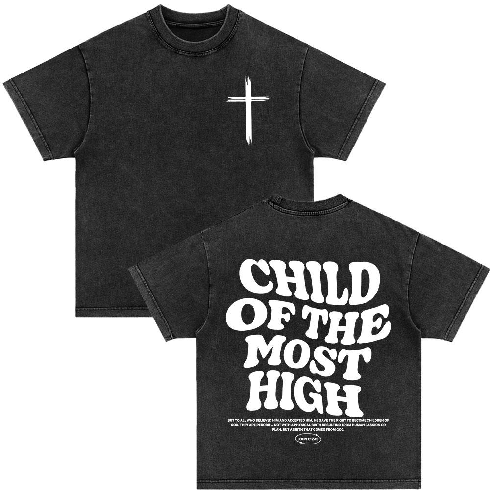 Christian Jesus Died for Me Now I Live for Him Bible Verse Vintage Washed T-shirts Men Women Fashion Harajuku Oversized T Shirts