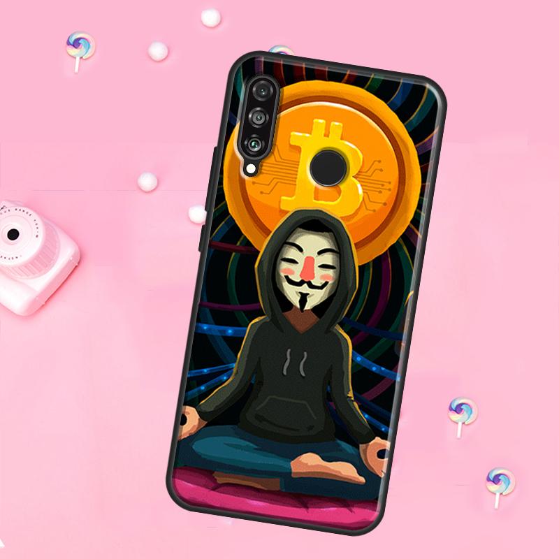 Bitcoin Coins Funny For Huawei Nova 12s 12i 8i 11i 9 10 SE Y60 Y70 Y90 Y72 Y73 Y61 Y91 P60 Pro P30 P40 Lite Case