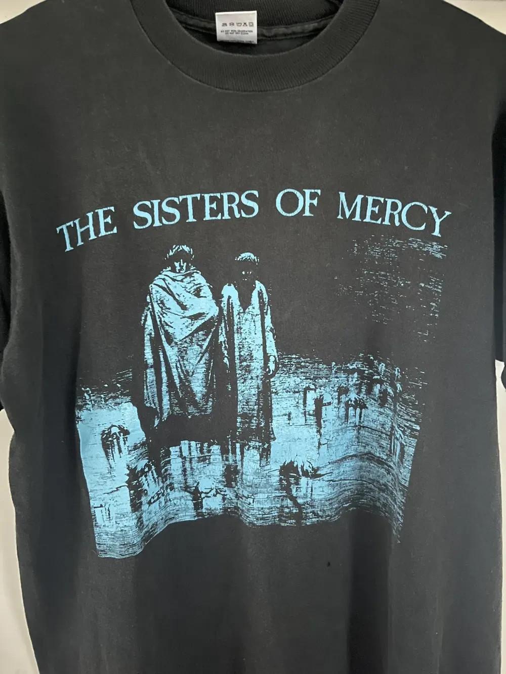 Vintage 90s The Sisters of Mercy T-Shirt Black Reprint AN47350 Unisex T-Shirt XXXXL