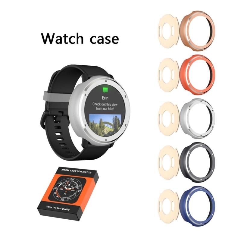 Ergonomisches Metall-Schutzgehäuse Schutz Stoßfestes Schild Für Smartwatches 360-Grad-Schutz Stoßfeste Hülle Kratzfest