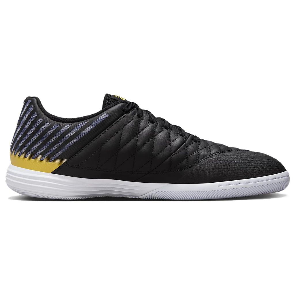 Nike Lunar Gato 2 IC Black Midnight Navy Men Sneakers Vivid-Sulfur 580456-009