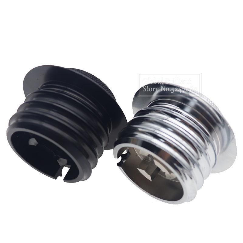 Motorcycle Gas Cap Screw-In Flush Mount Fuel Tank Gas Cap Cove For Harley Sportster Dyna Electra Glide Road King Softail