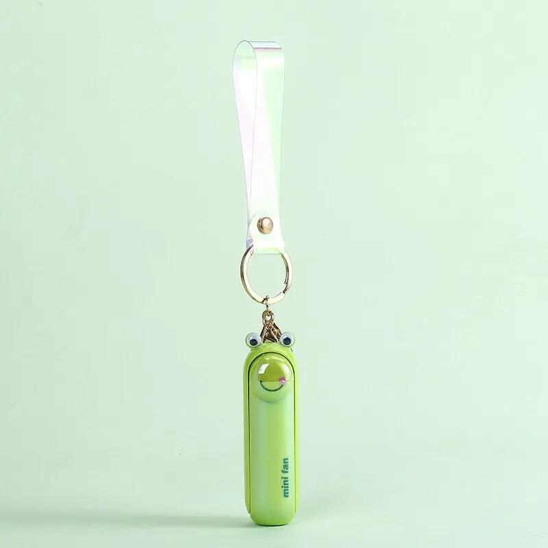 

Милый мини-вентилятор Kipas, портативный ручной складной прикроватный офисный USB-зарядный аккумулятор, настольное охлаждение зелёный