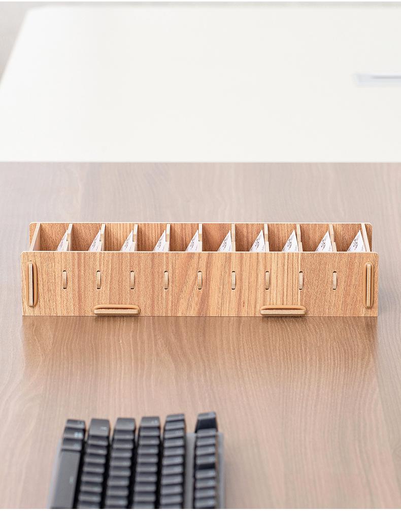Creative Large Capacity Business Card Holder & Organizer Box