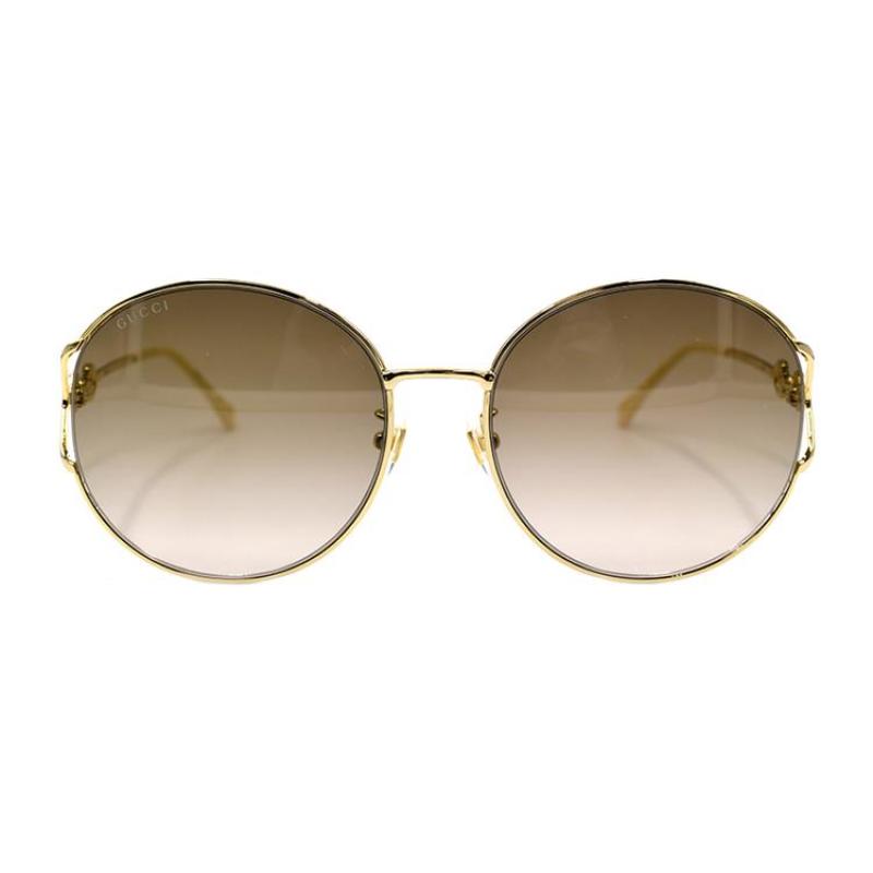 GUCCI Herringbone Series Classic Horsebit-Style Holiday Travel Sunglasses Women's