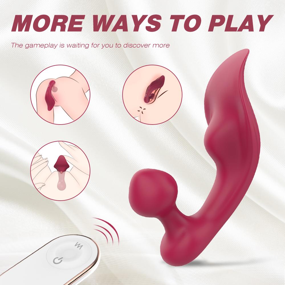 Panties Vibrator for Women Wireless Remote Vibrating Panties Clitoral Stimulate Invisible Vibrating Egg Adult Sex Toy for Girl