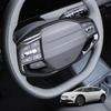For Kia EV6 GT 2025 2026 Carbon Fiber Steering Wheel Car Cover Switch Button Trim Panel Frame Cover Accessories LHD/RHD