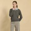 Layered Collar KniT T shirT B6s1x410