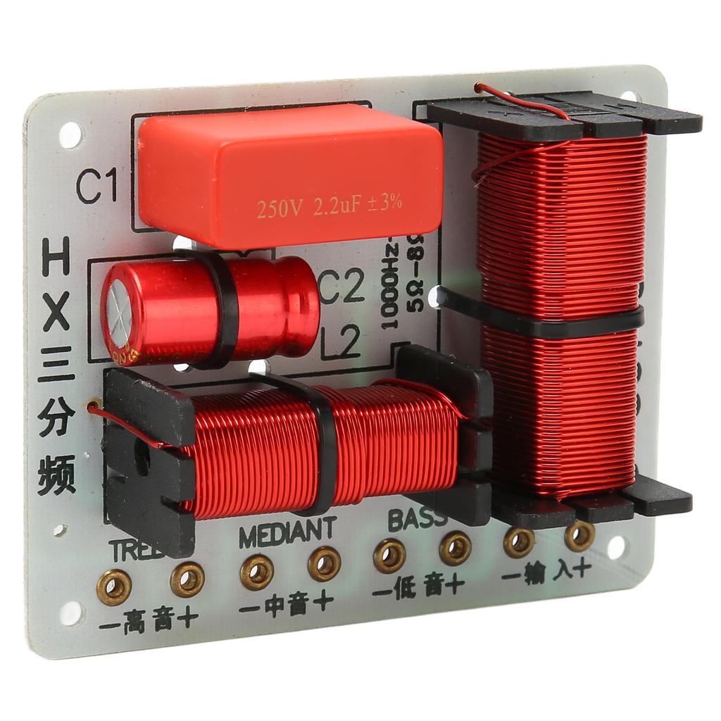 Speaker Frequency Divider Module Treble Bass HiFi 3 Way o Crossover Filter Distributor Board