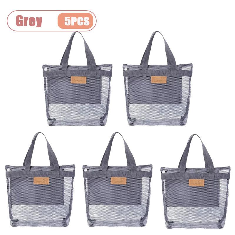 Travel Beach Bag Tote Bag with Mesh Pockets Outdoor Swimmer Toiletry Bag Organizer Packing Cube Carry on Bag for Vacation