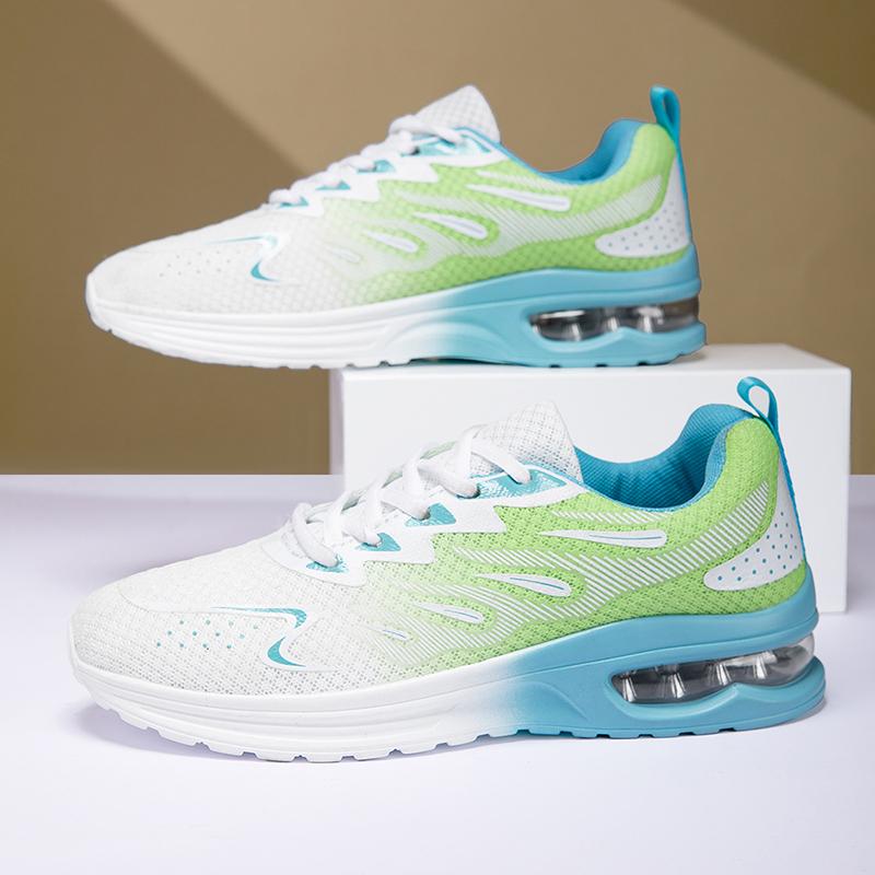 Women Big Size Autumn New Air Cushion Shoes Mesh Breathable Lightweight Comfortable Sneaker Fashion Casual Sports Large Footwear