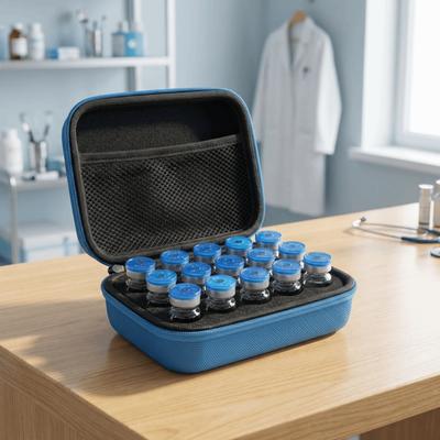 10ML Insulin Vial Storage Case 9/15 Slots Essential Oil Case Insulin Vial Protector  for Home