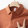 New Men'S Business Casual Long Sleeved Solid Color Polo Shirt Fashionable And Comfortable Summer Versatile Top