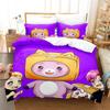 3D Cartoon Foxy Boxy Lanky-box Bettwäsche-Set Bettbezug Schlafzimmer Deckenbezüge Einzelbett Twin King-Size Steppdeckenbezug Zuhause 2/3-teiliges Werkzeug
