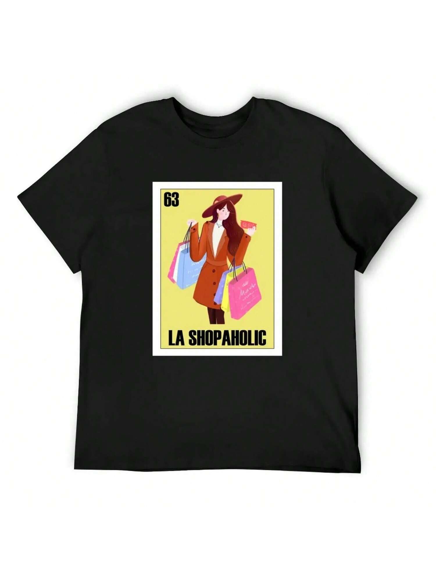 Mexican Loteria - Regalo De Mexican Spanish Shopping Design - Mexican Lottery La Shopaholic T-Shirt S разноцветный