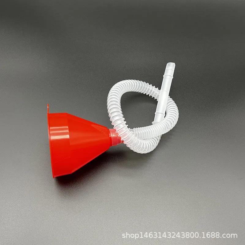 

Car Plastic Fuel Funnels with Extendable Hose Detachable Flexible Hose Motorcycle Oil Filling Funnel Tool Automotive Accessories 1 PC червоний