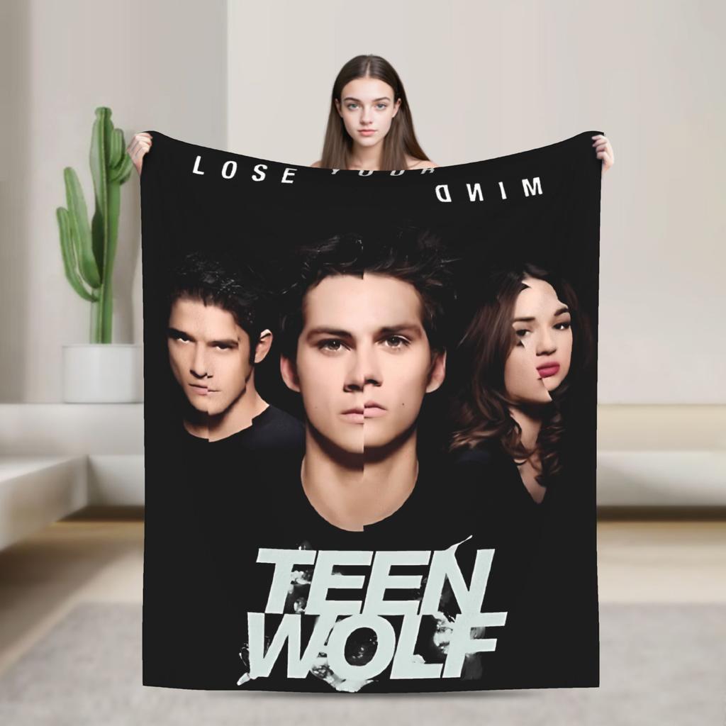 Revelations Teen Wolf Blanket  Travel Flannel Throw Blanket For Living Room Super Soft Design Quality Bedspread Birthday Present