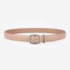 Womens Leather Waist Belt For Fashion Casual And Workwear With Durable Metal Closure