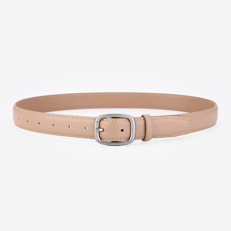 Womens Leather Waist Belt For Fashion Casual And Workwear With Durable Metal Closure