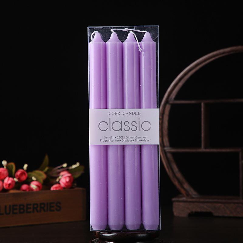 Long Smokeless Odorless Candles for Weddings, Birthdays, Emergencies & Decor