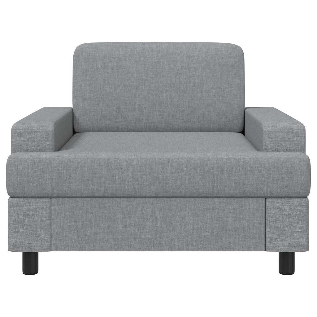 VidaXL Armchair Light Gray Fabric