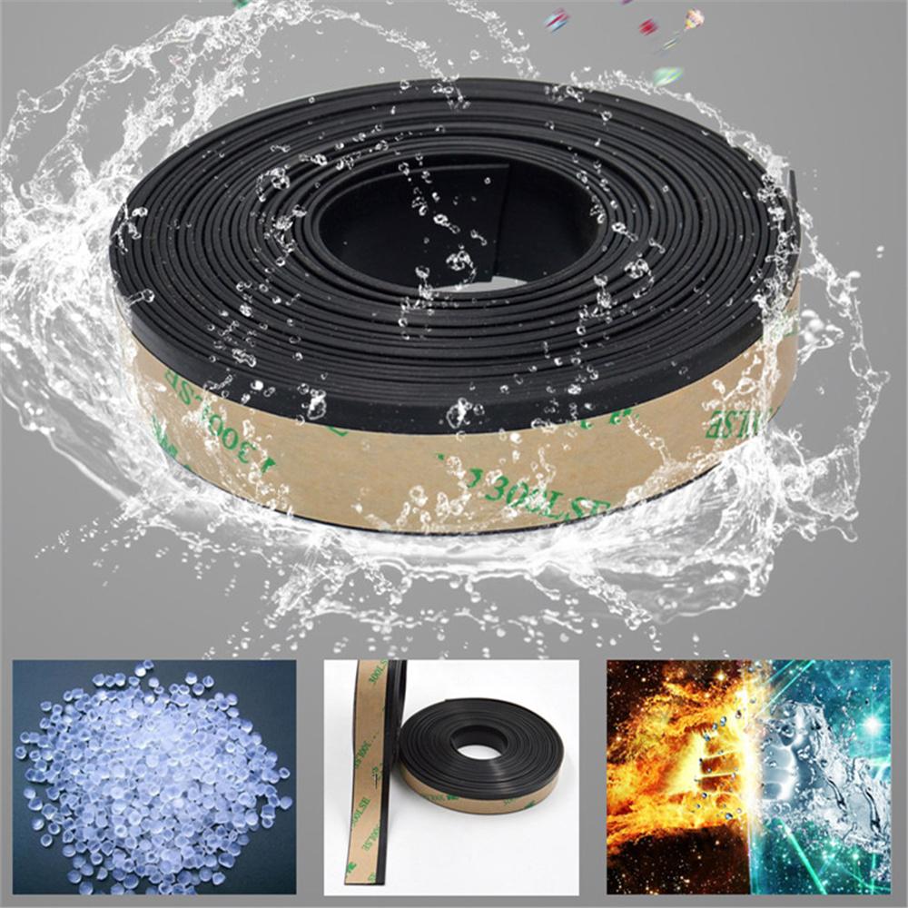 4M 20mm Car Front + Rear Side Window Glass Edging Weatherstrip Seal Strip Rubber
