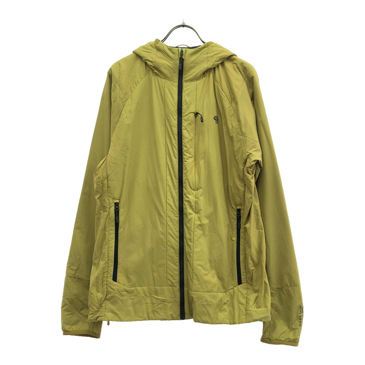 

Куртка нейлоновая с принтом логотипа MOUNTAIN HARDWEAR M хаки альпинизм аутдор мужская б/у