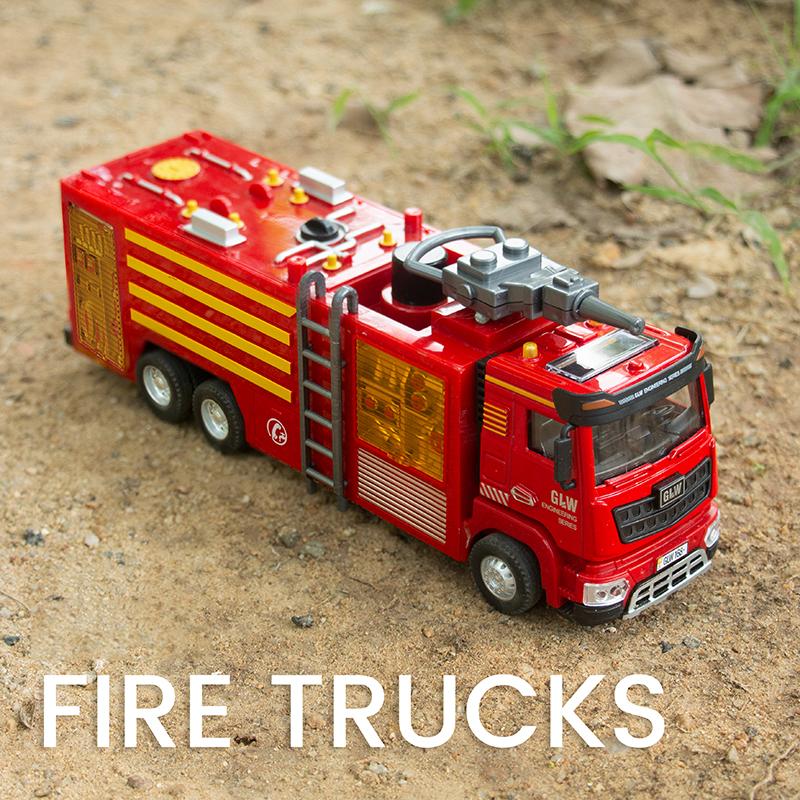 1:40 3 Styles Simulation Light And Sound City Fire Ladder Truck Alloy Fire Rescue Construction Car Vehicle Toys For Children Kid