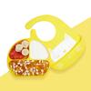 Silicone Plate With Bib Set Colors