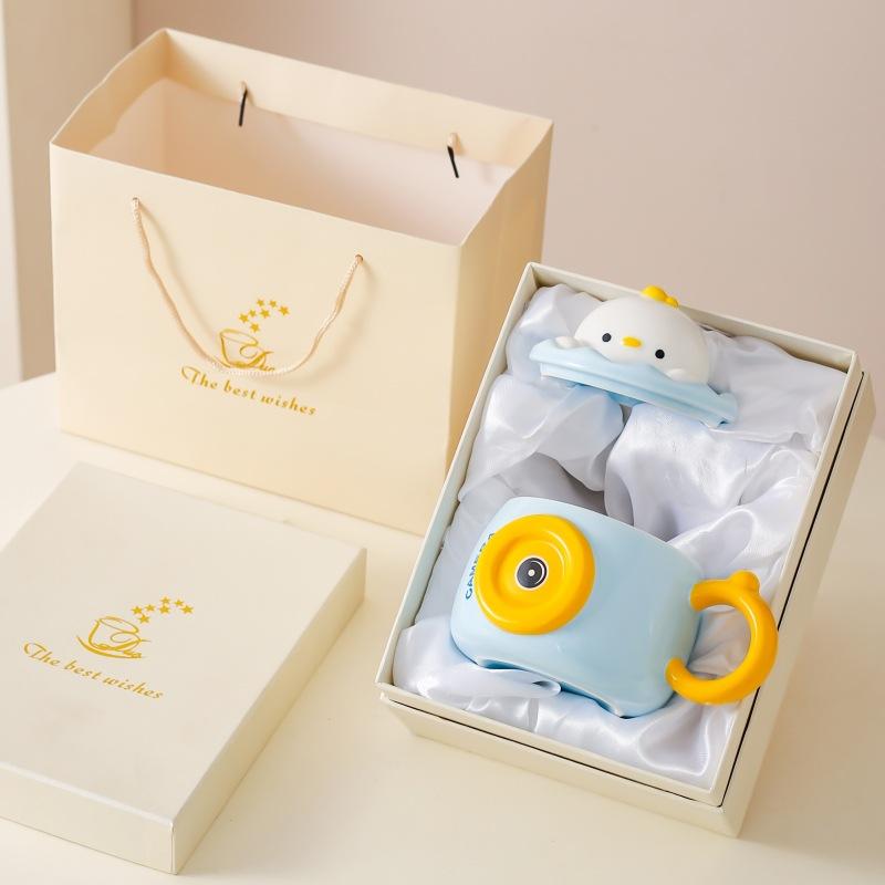 Kreative Cartoon Persönlichkeit Keramiktasse Bürogeschenk Geschenk Heimtasse Kaffeetasse Wasserbecher Paar Frühstückstasse