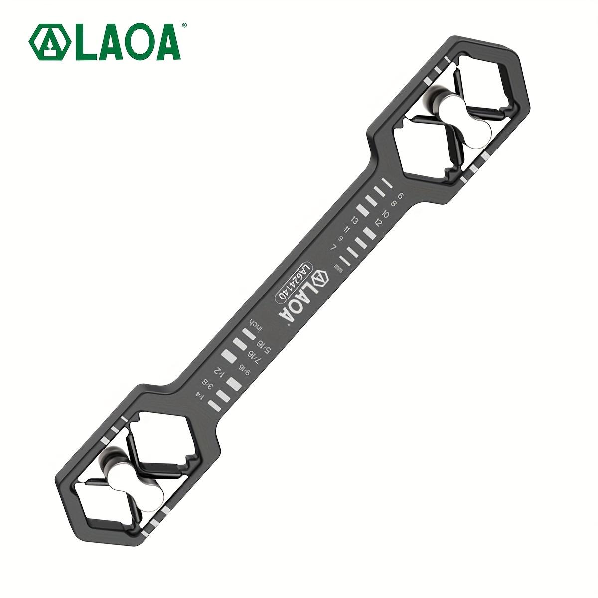 

LAOA Adjustable Wrench, Multi-Functional Metal Wrench with Mechanical Operation, No Assembly Required
