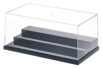 Wave Ausstellungsbühne Schwarz Minifigur Kompatibel Kunststoffausstellung 280mm B x 150mm T x 113mm H TC031 T-Case (L) Fall, (Innere Abmessungen),