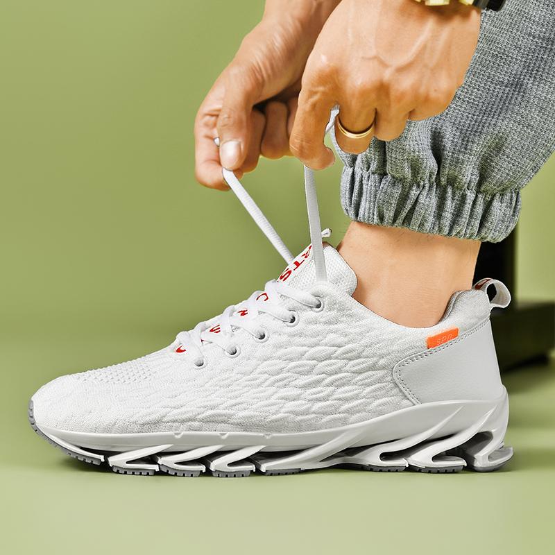 Fashion PARZIVAL Men Sports Shoes Women's Fashion Casual Walking Shoes Blade Sole Sneakers Breathable Sneakers Couples Zapatos Hombres