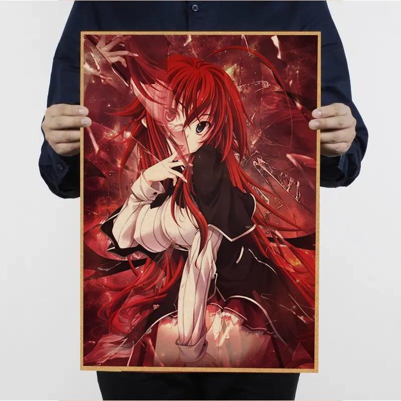Japanese Anime High School Dxd Posters for Wall Decor Poster Vintage Art  Canvas Art for Home Wall Decoration for Room Decor