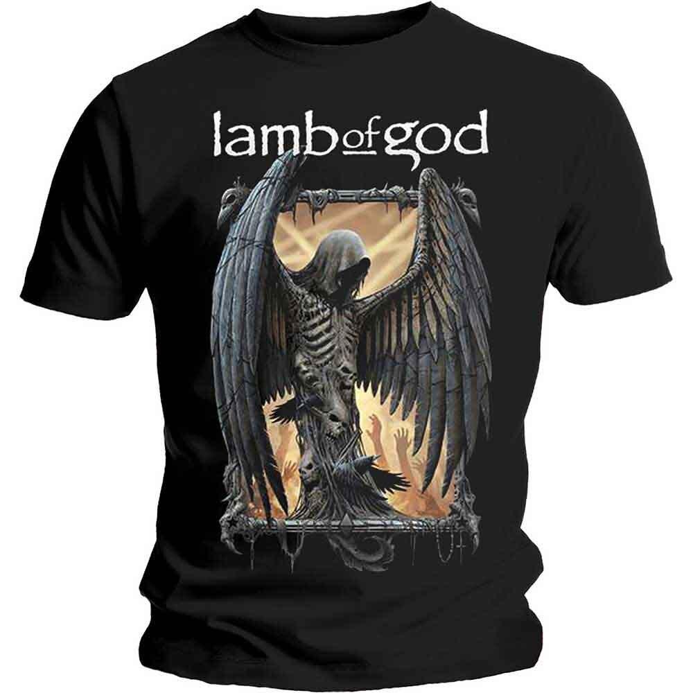 Lamb Of God Winged Death T-Shirt Black New Unisex T-Shirt S