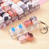 Cute Cat Dog Pendant Stress-Relief Fidget Keychain Mechanical Keyboard Keychain Dog-Themed Clicker Fidget For Backpack Study