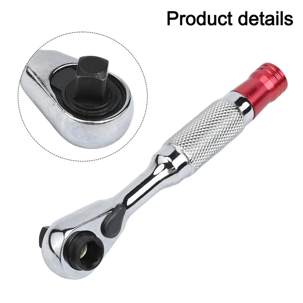 1/4 Inch Socket Ratchet Wrench Screwdriver Bit Holder Multipurpose Repair Tool Rotation Hand Tools