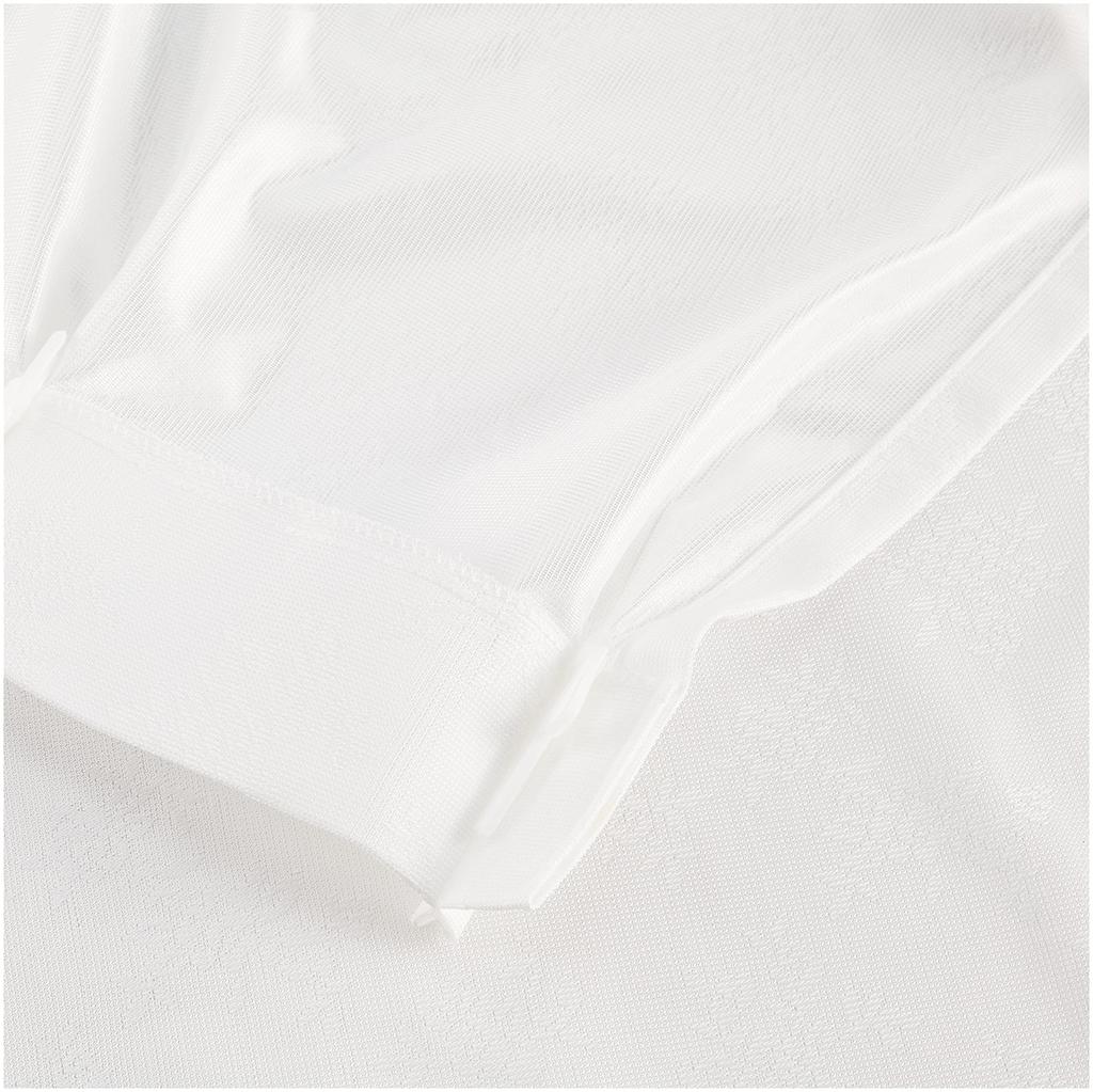 Univer Lace 100cm Wide X 133cm Set of UV Protection Energy Privacy Mio Curtains, Long, 2, (Over 85%), Saving, Protection, Washable, White,