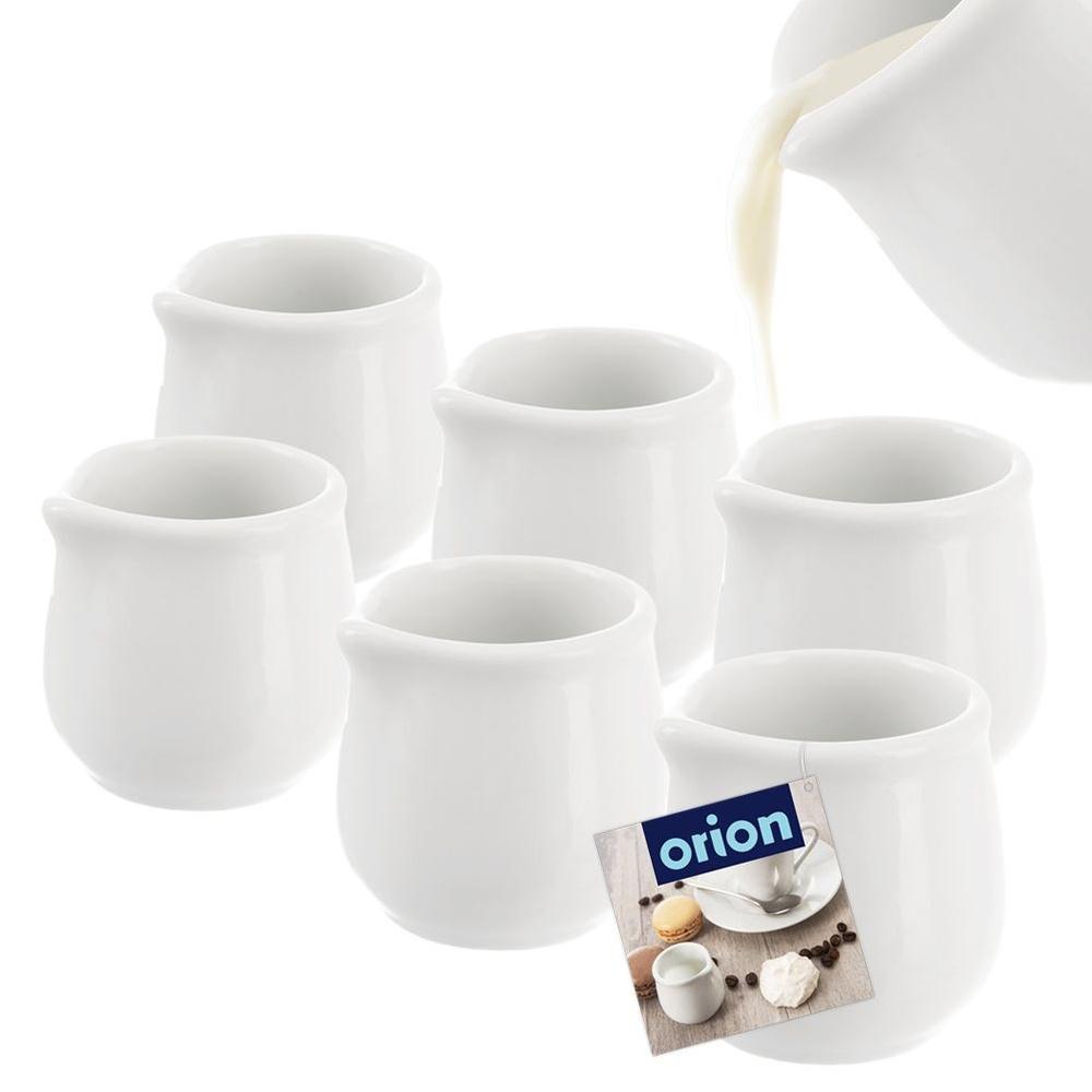 MONA white porcelain milk jug 4x4 cm, 20 ml 6 pcs.