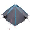 Teepee Tent for 6 Persons Blue and Gray 431 x 366 x 185 cm