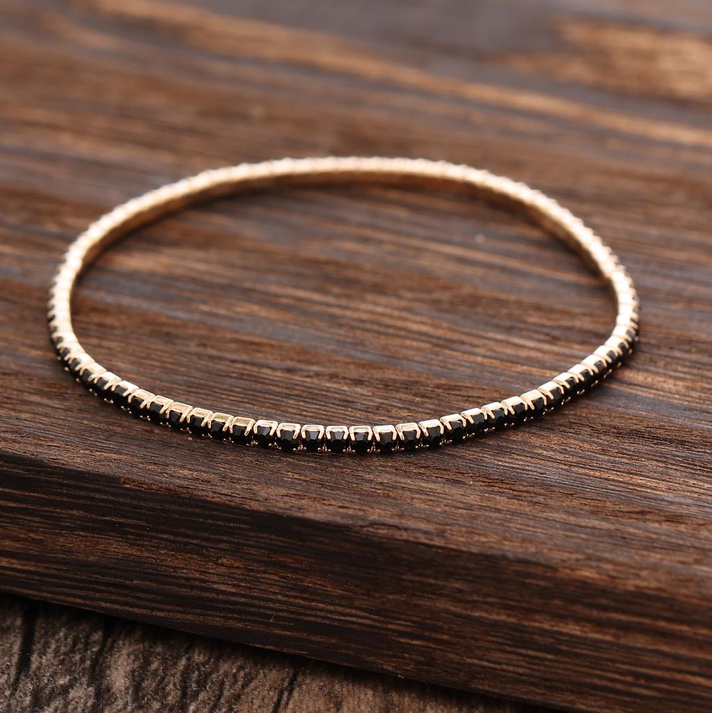 Color temperament high-grade colored diamond bracelet handmade fashion versatile multi-layer direct sales