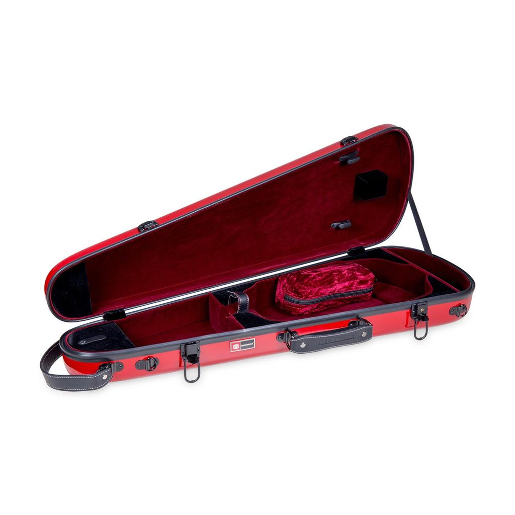 CRF1000VRD CROSSROCK Triangle Size Violin (Red) 4/4
