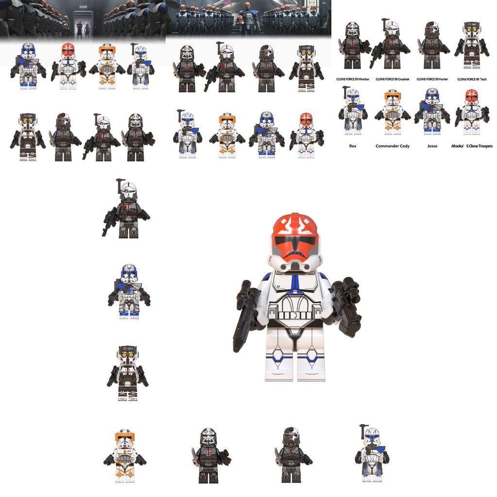 Star Wars Destroyer Jesse Building Blocks Toy Plastic Abs Material Small Particle 0-38 Pieces 4.5cm