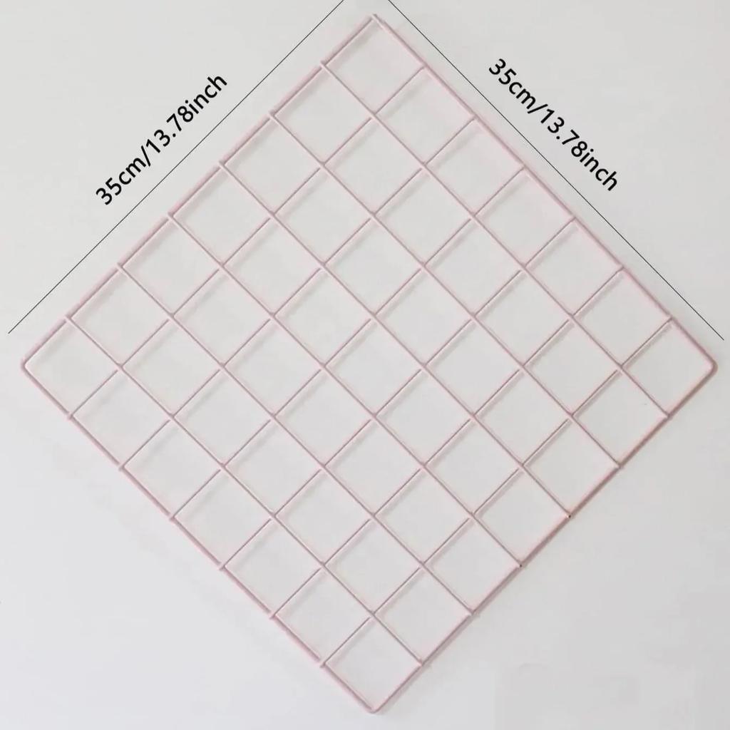 Grid Photo Wall Accessories Hanging Basket Wrought Iron Wall Decoration Creative Wall Decorations Hanging Decoration Wall Indoor