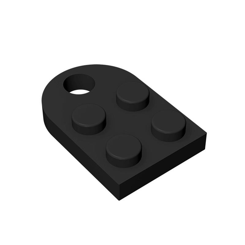 50PCS 3176 Plate Modified 2 x 3 with Hole Bricks Toys For Technical MOC Buildings Blocks Compatible High-Tech Gift