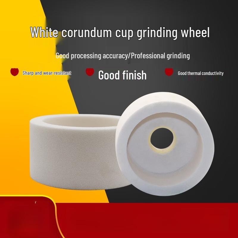 White Corundum Cup Grinding Wheel for Angle Grinders