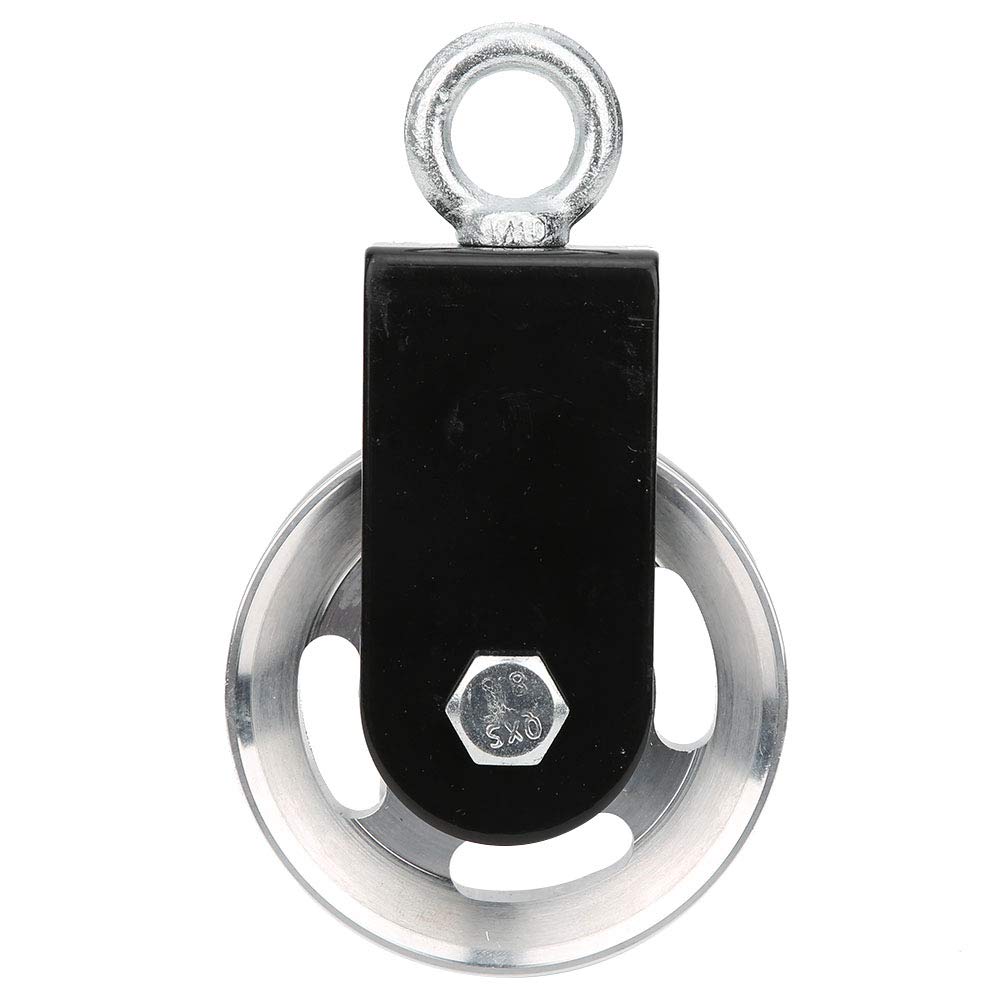 

Yosoo Fitness Equipment Stainless for Strength Gravity Rope Fitness Equipment Support Home DIY Fitness Equipment Pulley, Steel, Training, Bearing,